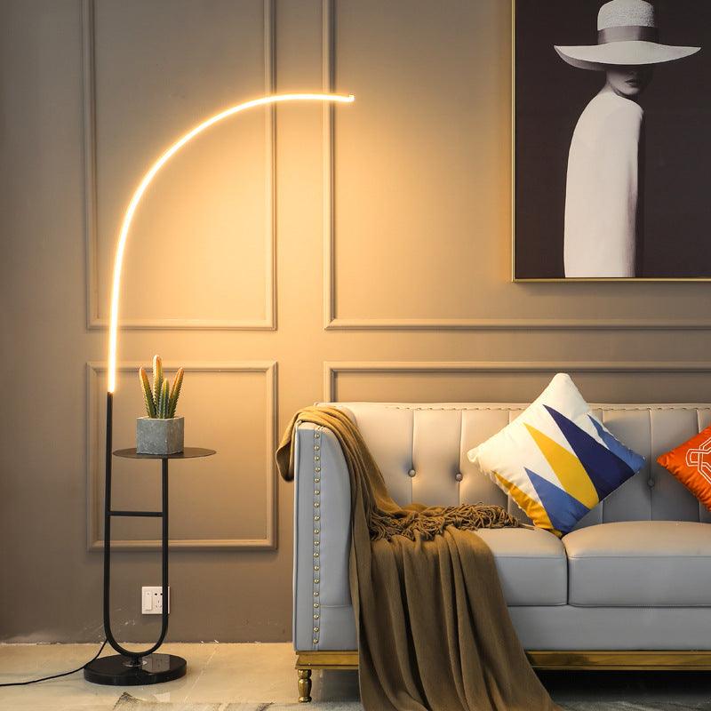 Nordic Glorious Floor Lamp with Table - Zen Zone Decor