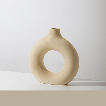 Donut Ceramic Vase - Zen Zone Decor